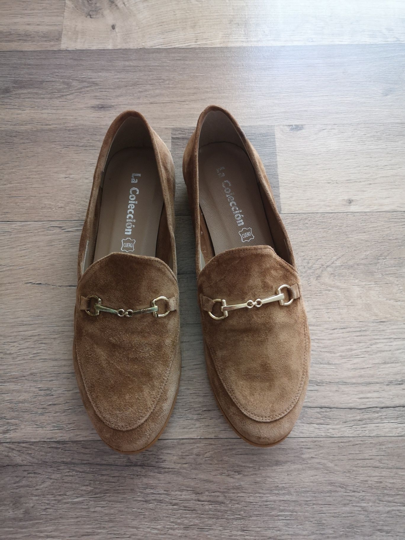 Mocasini loafers piele întoarsă