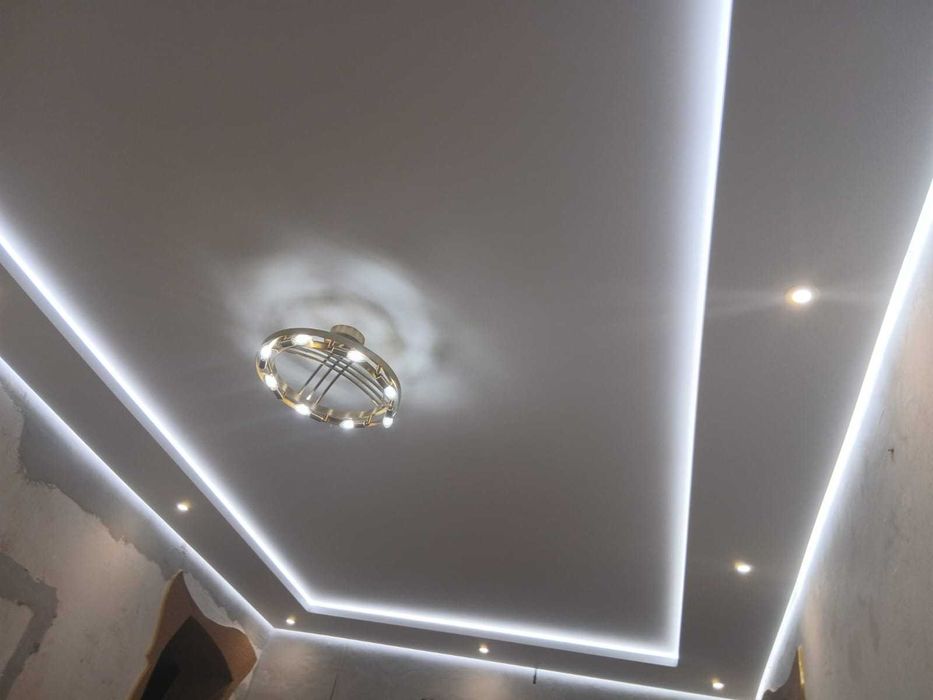 Натяжные потолки СЕМЕЙ парящий потолок