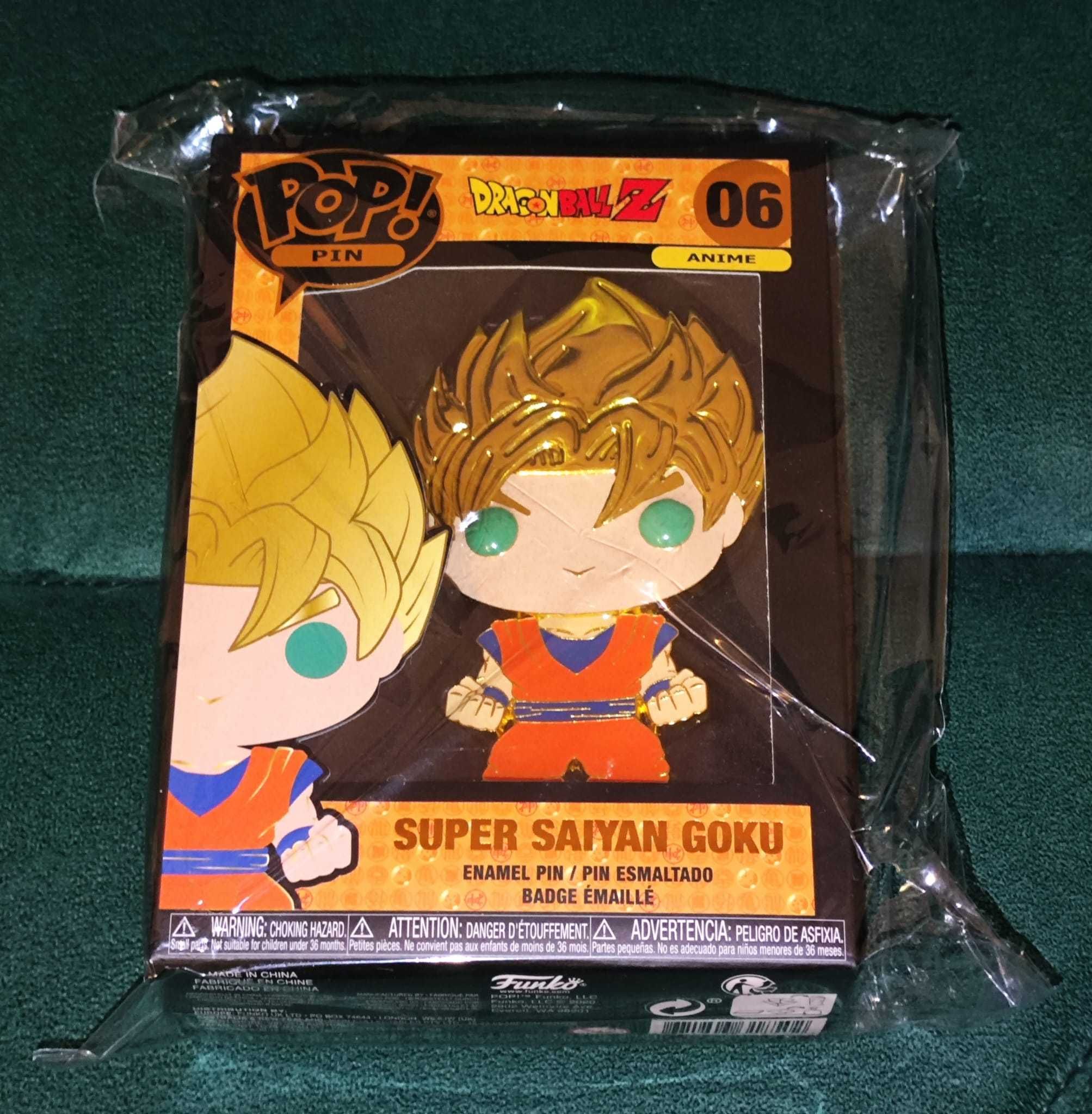 Funko Pop Pocket PIN - Figurina Dragon Ball Z Super Saiyan Goku NOUA