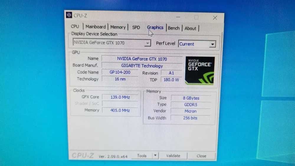 Геймърски компютър i7 3770, GTX 1070, 16 RAM, 128 SSD, Gigabyte Z77