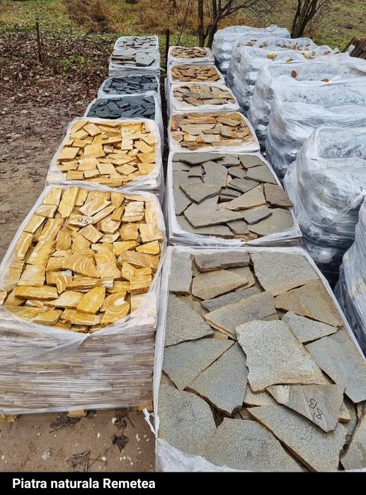 Piatra naturală decorativa Grecia 10 culori placat/pavat  fatada gard