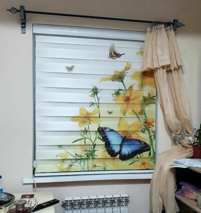 Жалюзи пириделка установка