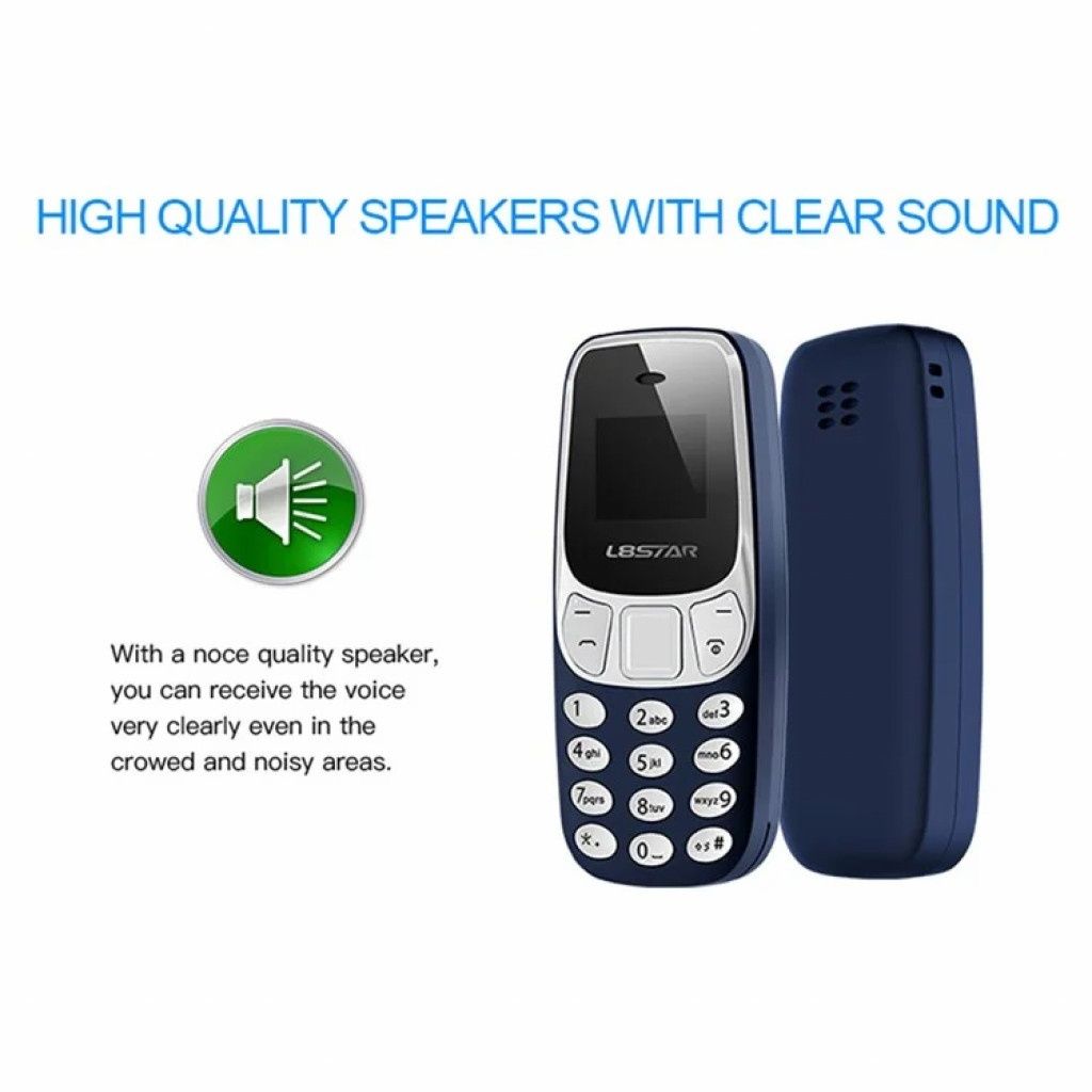 L8STAR BM10 Dual SIM Bluetooth съвместим мини бар телефон 2G GSM 0.66