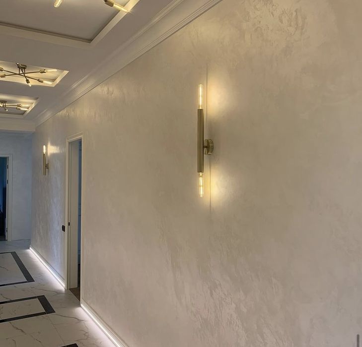 Нанесение декоративной штукатурки леонардо шелк микро цемент обои