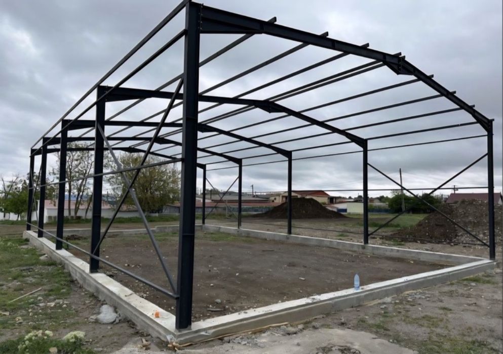Vand structura 20x10x4 din europrofile accept variante cu duba