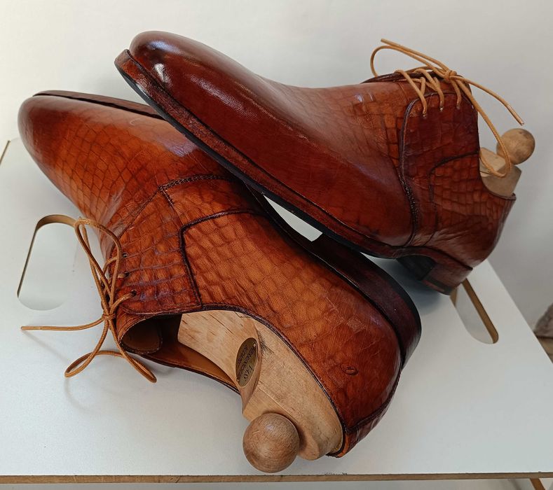 Pantofi de lux 42 42.5 43 45.5 46.5 47 Greve NOI lucrati manual piele