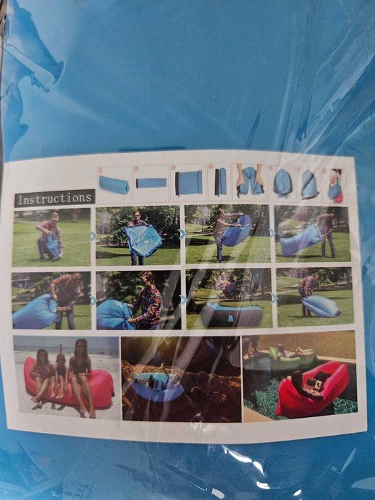 Самонадуваем дюшек за плаж или къмпинг