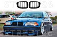 Grile BMW Seria 3 E46 Non-Facelift (1998-2001) M Design Negru Lucios