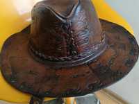 краварска южноамериканска ловна шапка  дебела телешка кожа