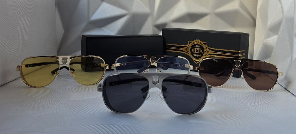 Мъжки слънчеви очила dita с капаци отстрани 4 цвята