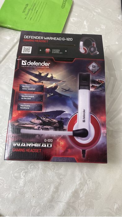 Продаються игровые наушник. Defender Warhead G-120