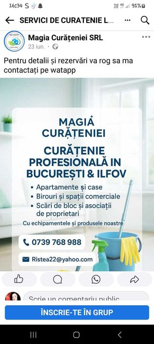 Servicii de curățenie