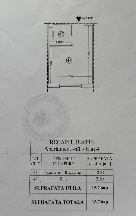 Proprietar, camera camin tip garsoniera, B.dul Poitiers