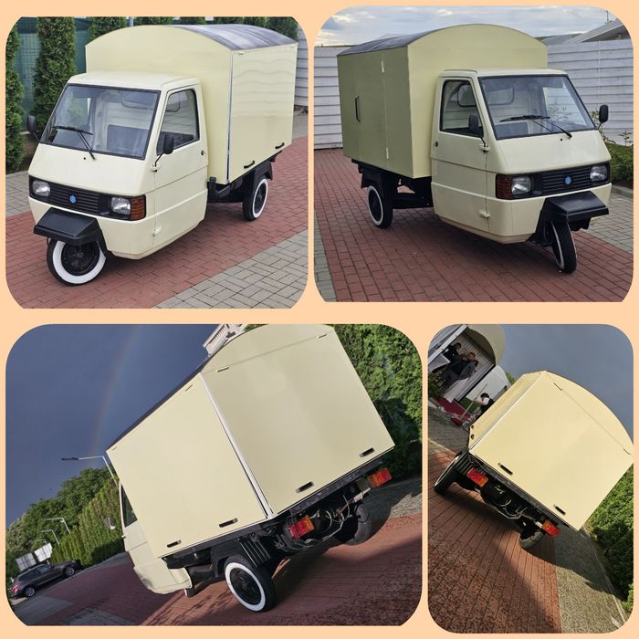Piaggio APE 703 TM, Prosecco Van ,4 iesiri- Bar (separat)
