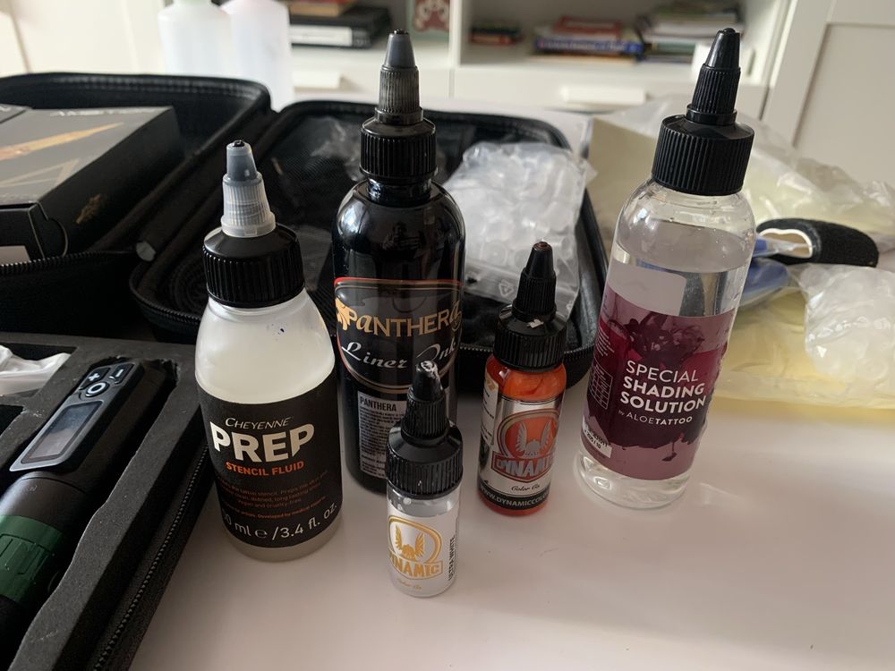 Aparat de tatuat Ambition, kit complet + toate consumabilele necesare