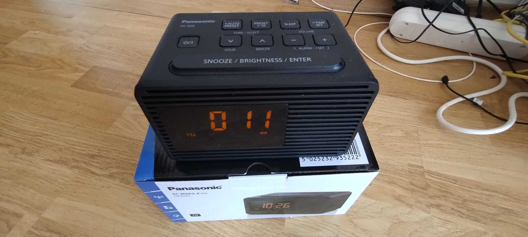 Radio Panasonic (radio, ceas, alarmă) - Link video în descriere