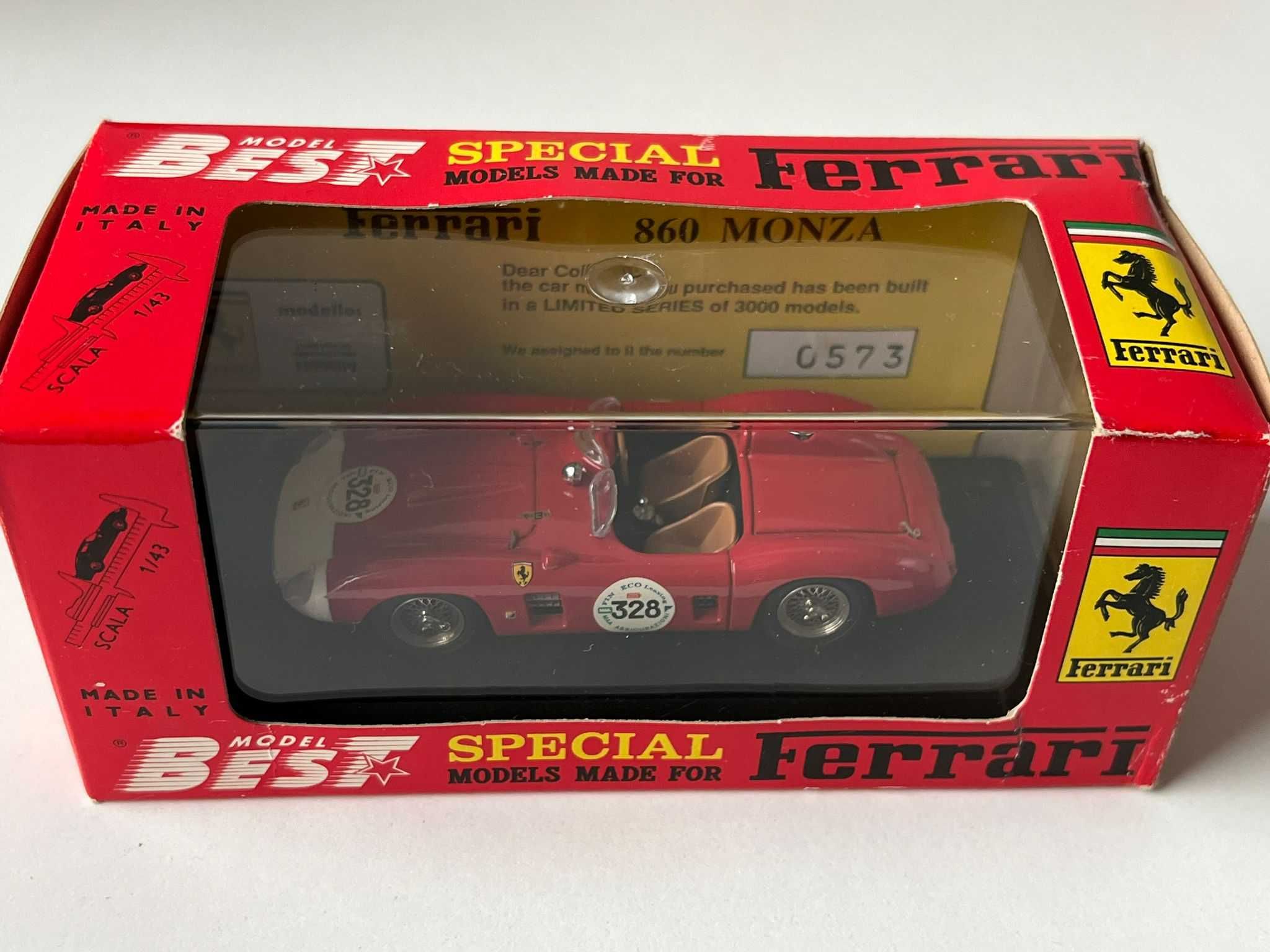 Macheta Auto 1/43 Best Models Ferrari 750 Monza #328