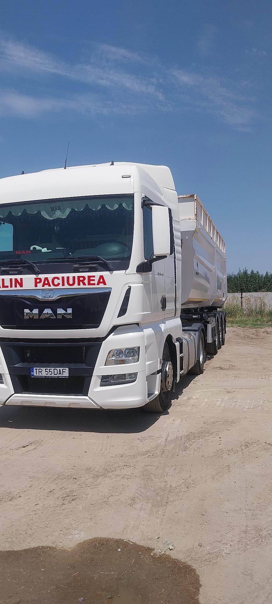 Vând Cuplu Man tgx 2014 cu semiremorca
