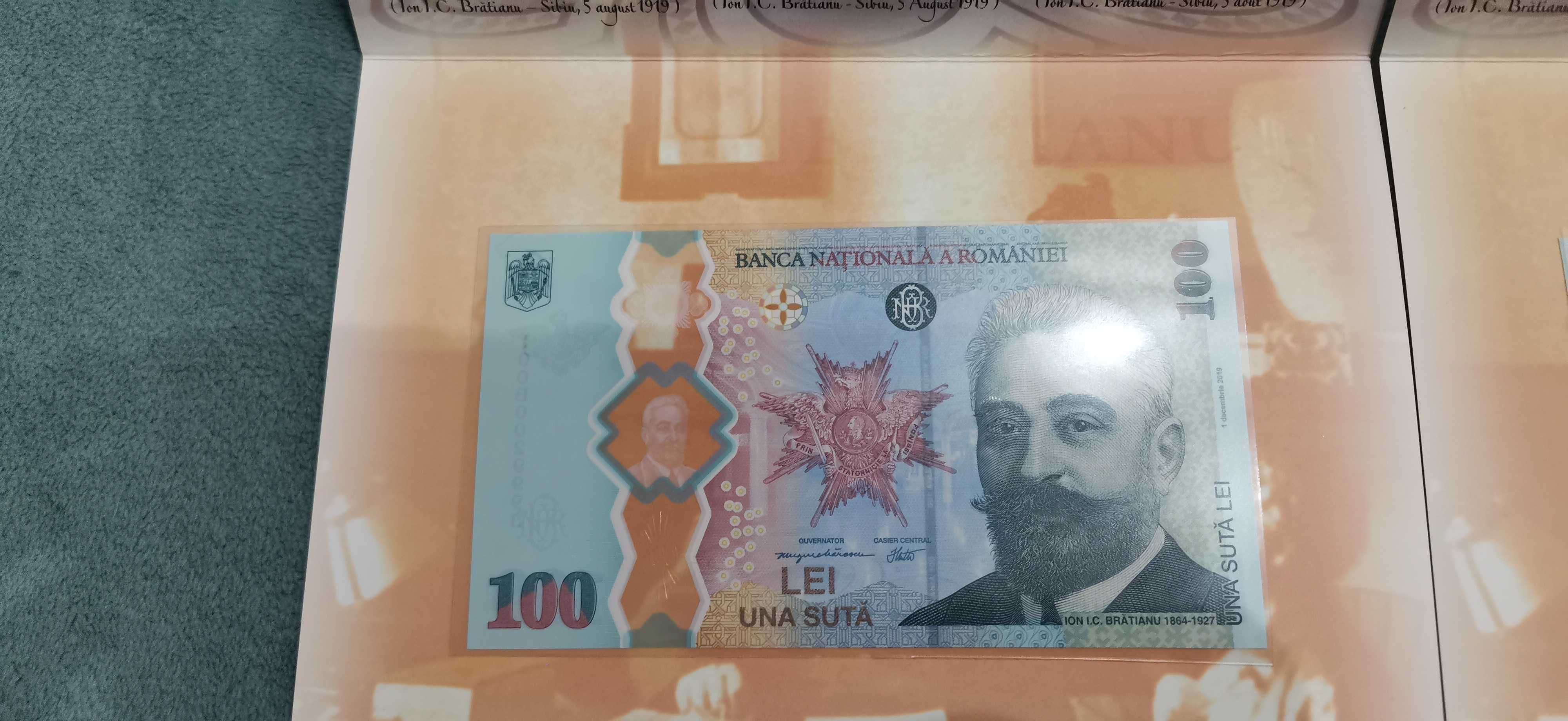 Bancnota 100 lei - 2019 (Bratianu)