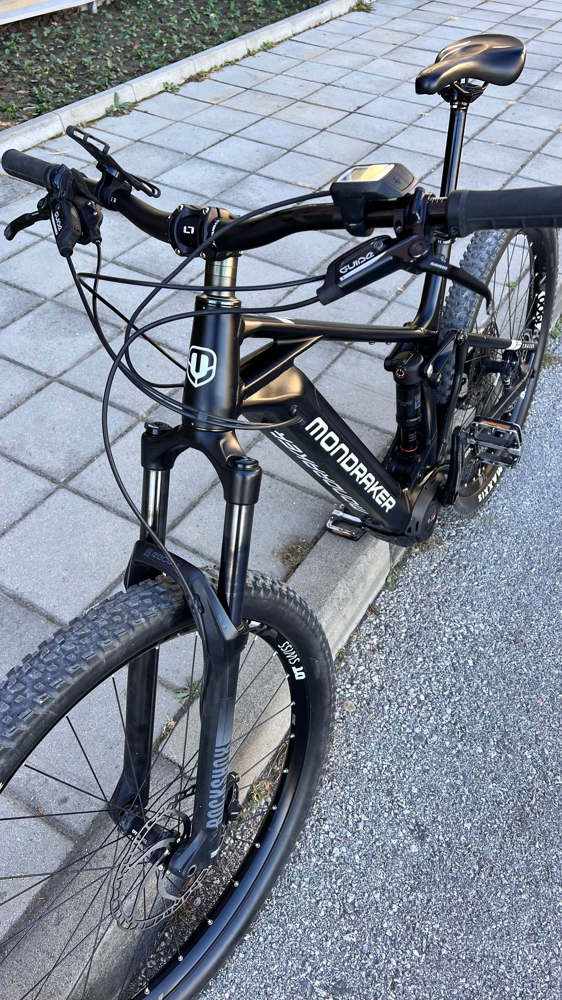 Електрически планински велосипед Mondraker – Bosch CX, DT Swiss.