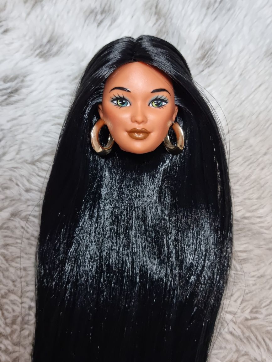 Papusa Barbie Kira Tropical Splash Reroot Repaint Vintage bruneta