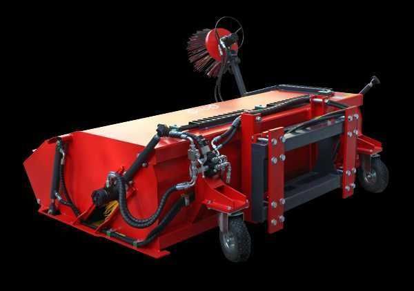 Perie asfalt cu colector si sistem stropire - ZML 200 - 240 garantie