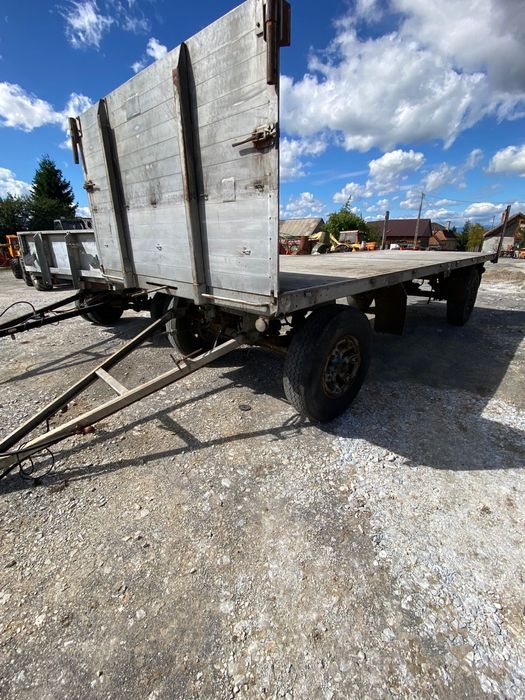 Remorca platforma tractar de tractor pt baloti 7 m x 2.50 m