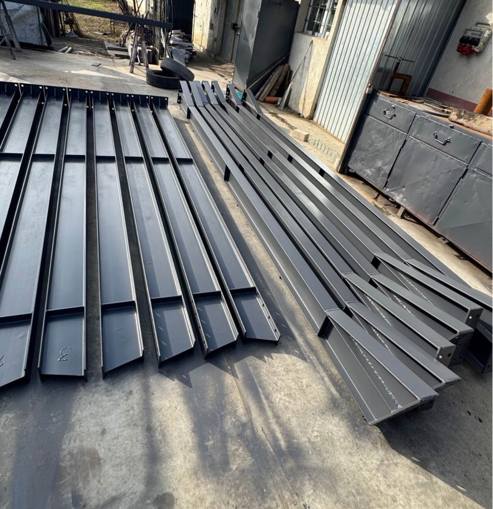 Fac hale metalice din europrofile accept variante manitou