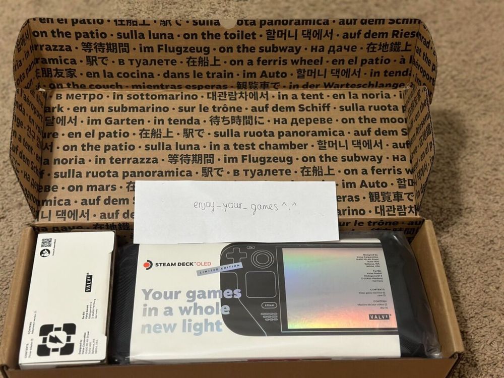 Steam deck oled 1+1tb