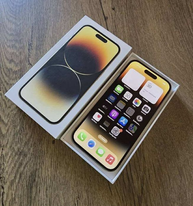 Vand / Schimb IPhone 14 Pro 256 GB Gold Impecabil