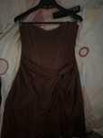 Rochie maro satin din zara, marimea M, nu a fost purtata
