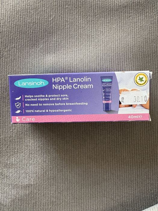 НОВ Lanolin крем за зърна, не отвярян