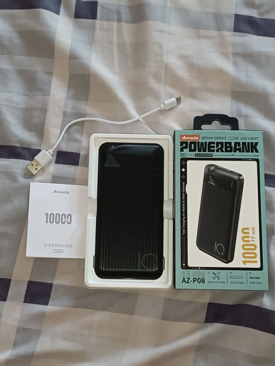 Power Bank 10 000 mah 22.3w