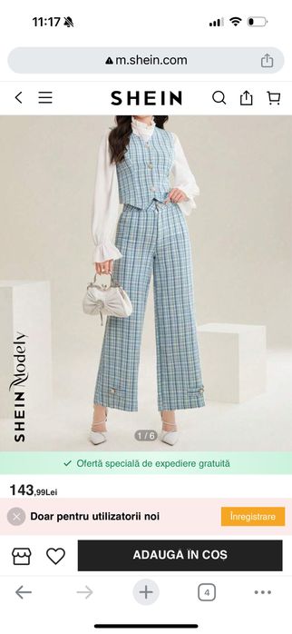 Costum dama baby blue