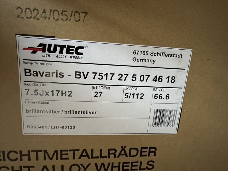 17цола Vw Audi Mercedes Skoda 5x112 4бр