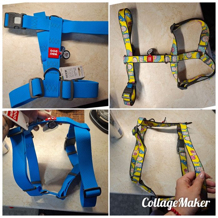 Амуниция на средних и крупных собак, поводок, ошейник, намордник