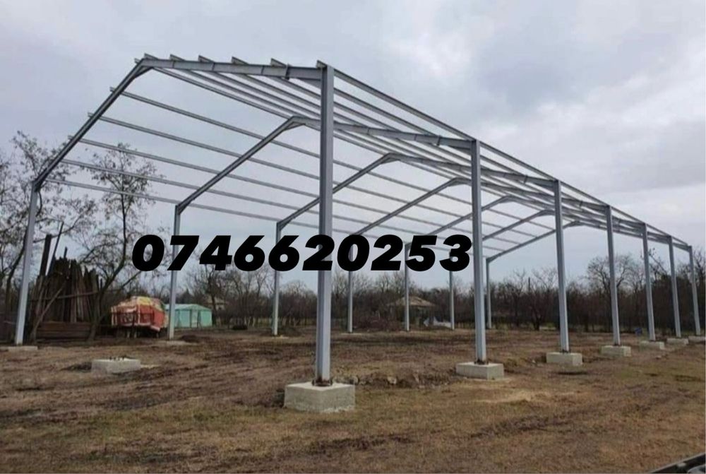Hale si structuri metalice la preturi incepand cu 35€/mp