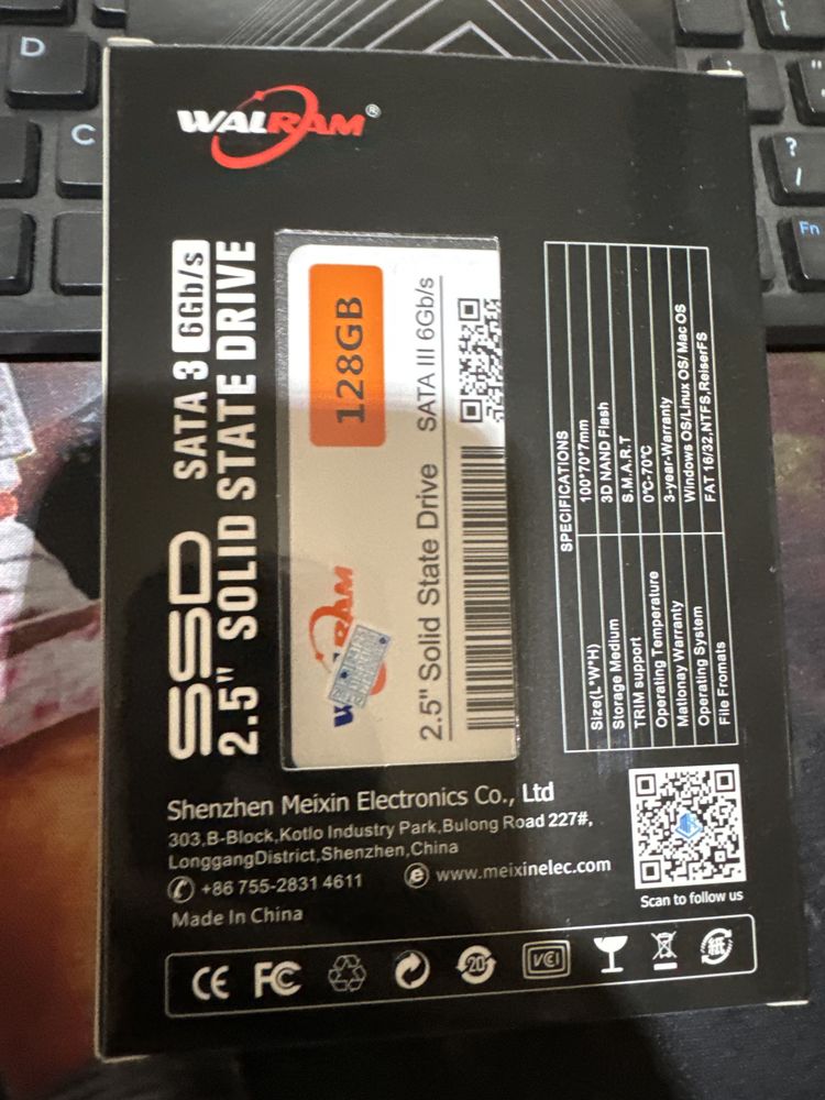 Walram sata SSD 128Gb в количестве