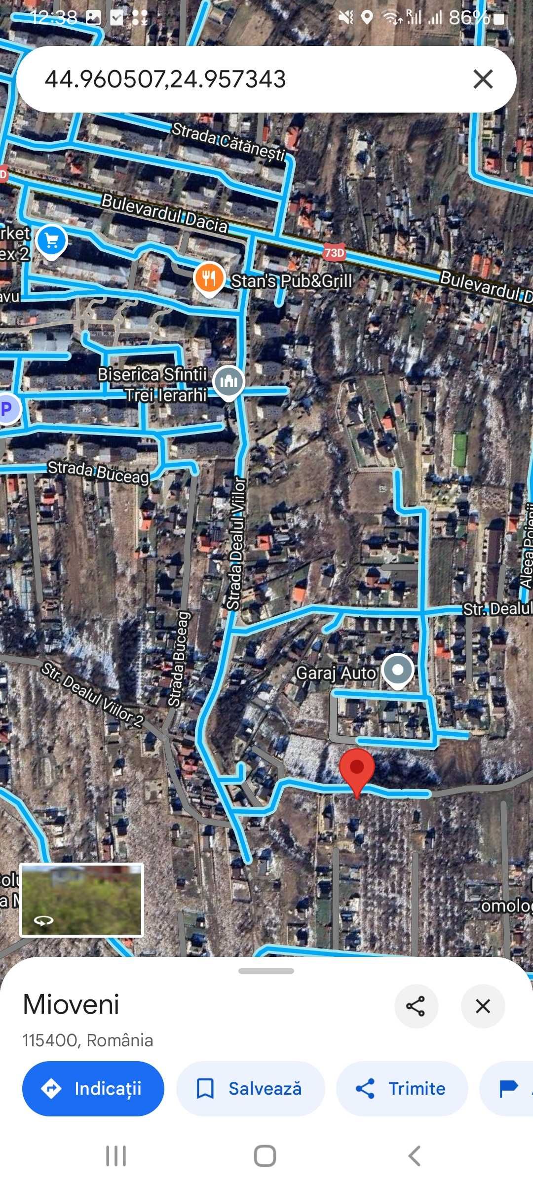 Teren intravilan Mioveni 700m