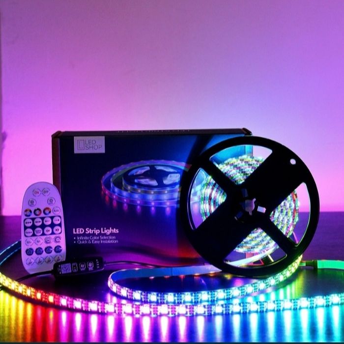 Kit Banda LED Adresabila Smart 60led 12W/M IP65 Bluetooth Dream WS2812