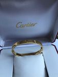 Brățară Cartier 19 Aur 750 cu diamante