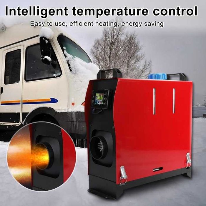 Преносима суха дизелова печка 8kW 12V отопление за каравана кемпер бус