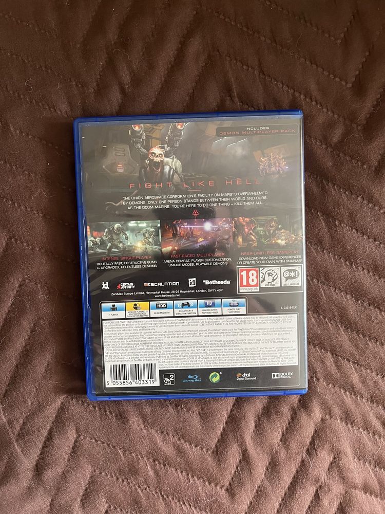 Doom Eternal и Doom за PlayStation 4