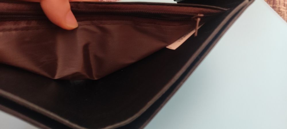 Portofel bărbat negru nou mic