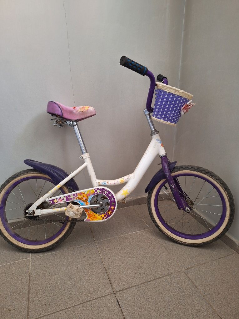 Велосипед в хорошем состоянии для девочки от 5 лет