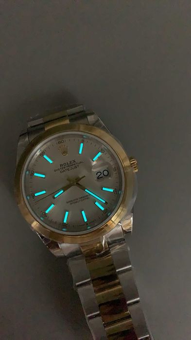 Rolex datejust 41mm двуцветен smooth