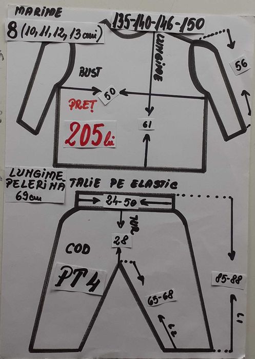 Costum Printul toamnei pentru copii