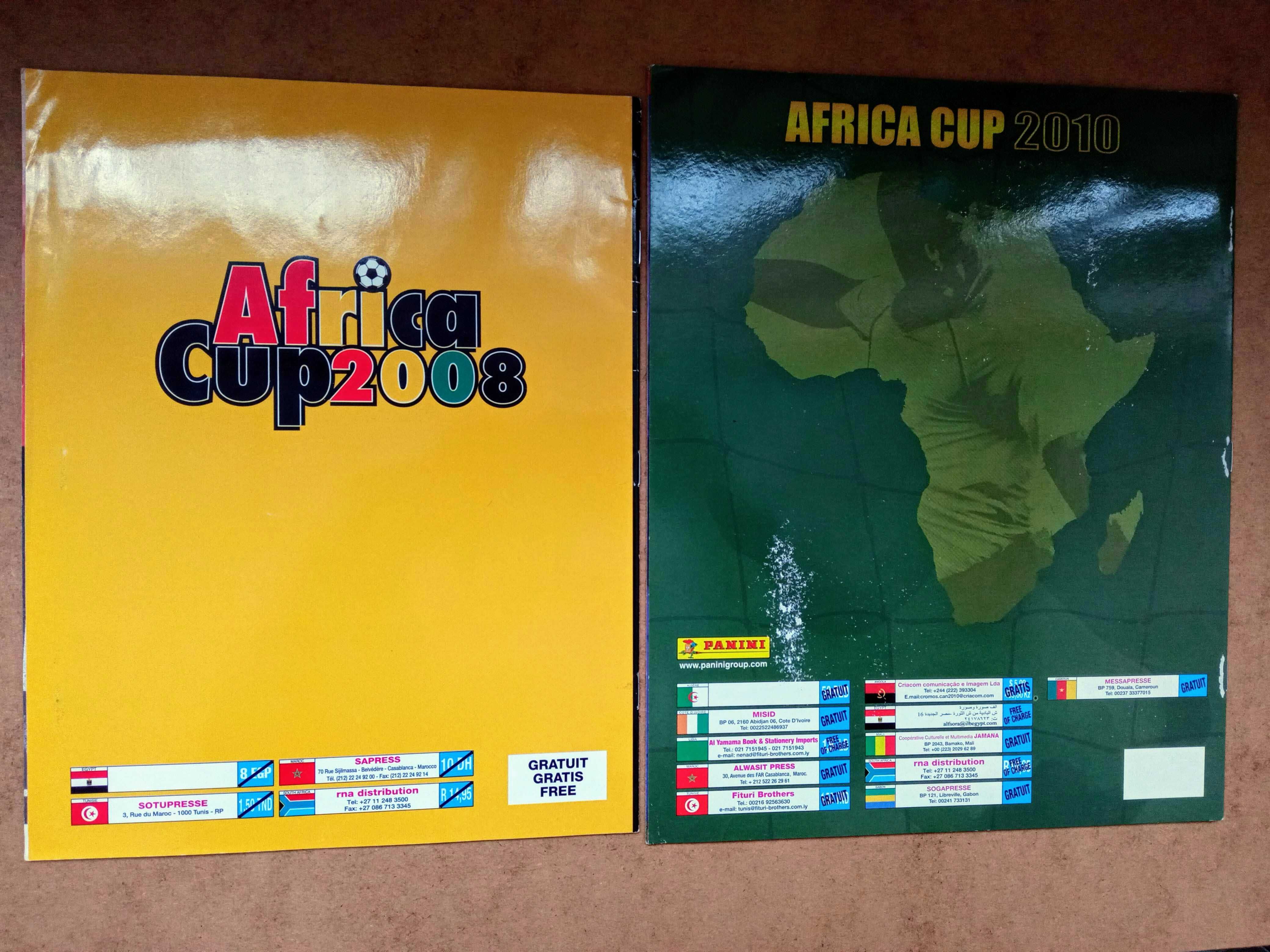 Album Panini FIFA WorldCup  Korea Japan 2002 Africa Cup 1996 2008 2010