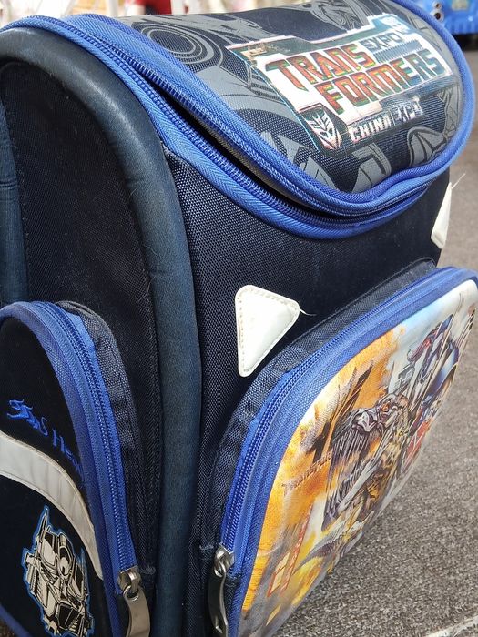 Синий рюкзак transformer