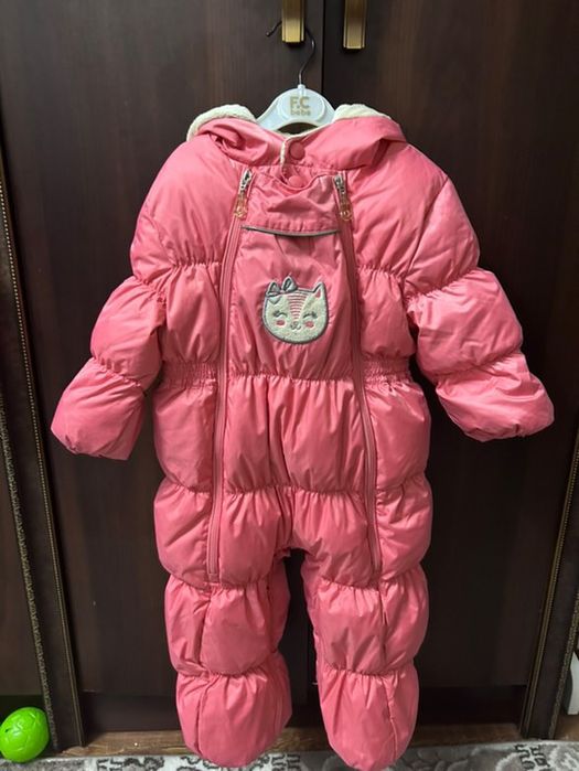 Комбинезон детский р-р 86+, натуральный пух